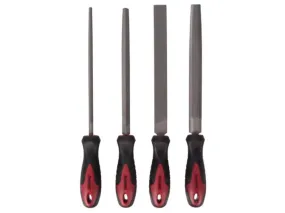 4-piece file set for steel: indispensable for every steelworker, versatile, ergonomic, precise results, professional quality, se