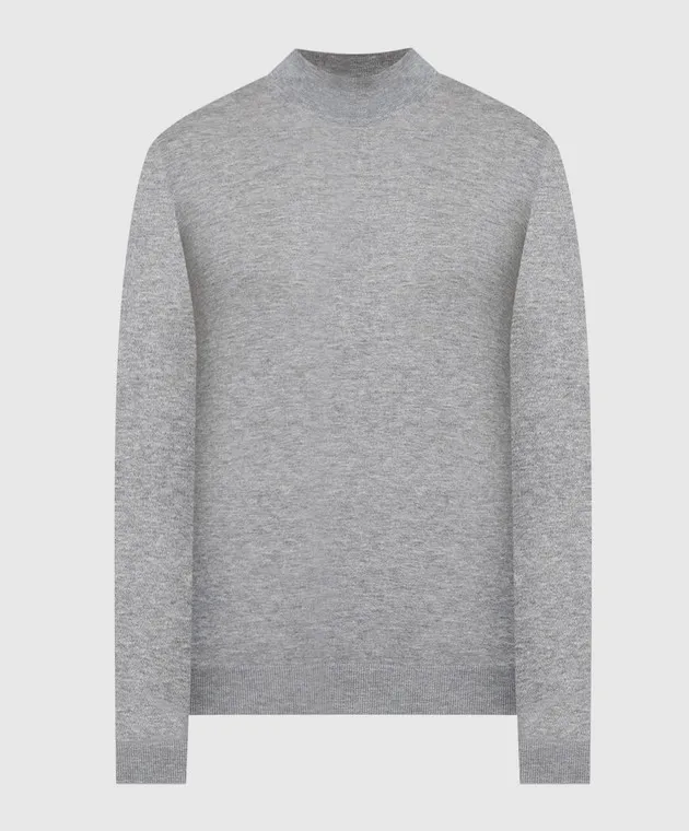 Agnona Gray jumper made of cashmere and silk