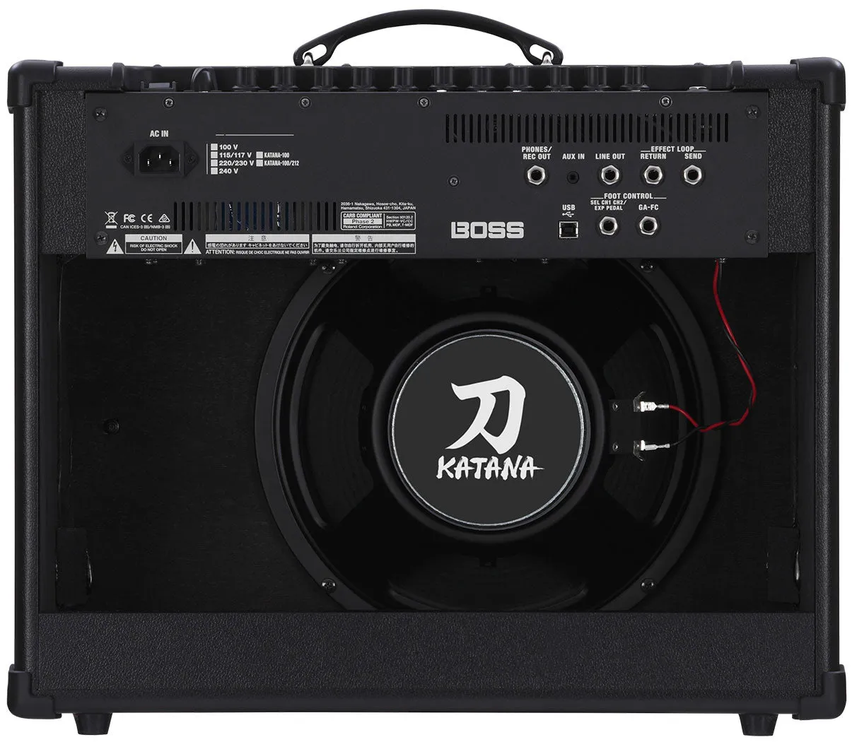 Amplificador Boss KTN-100 Mkll Katana 100W Para Guitarra Eléctrica 1x12