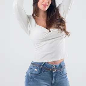Blusa Manga Larga Adele