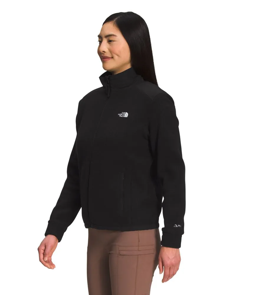 Chaqueta Alpine Polartec 200 Fz Polar Negra Mujer The North Face