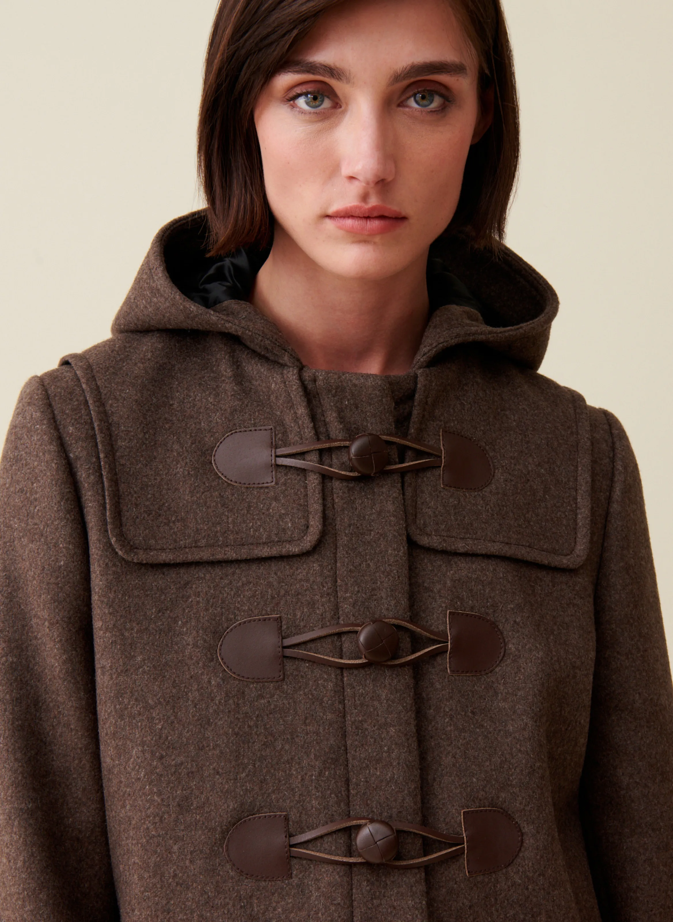 CLAUDIE PIERLOT Abrigo de lana en marron