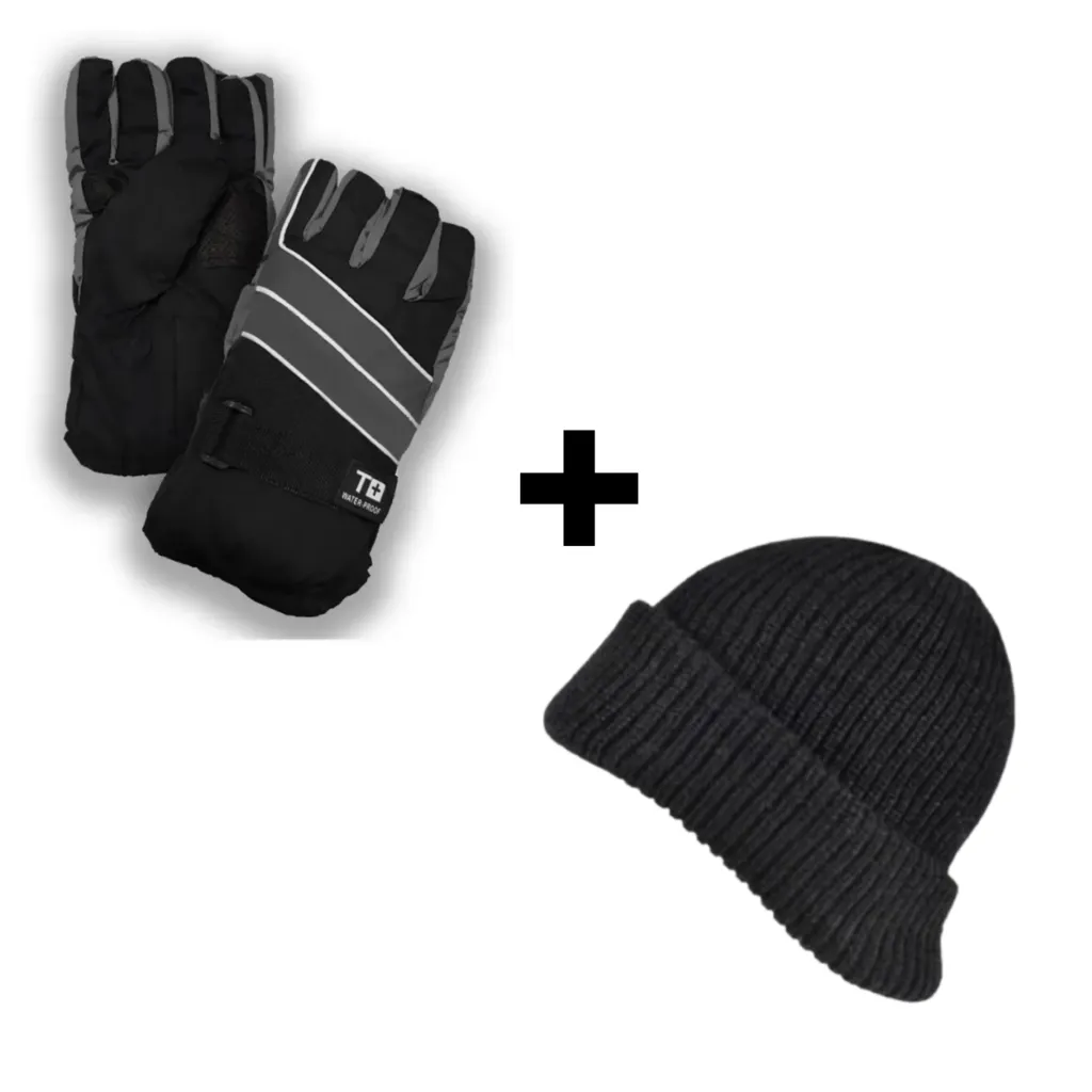 COMBO TERMICO! GAUNTE TERMICO COLOR SURTIDO + GORRO DE LANA