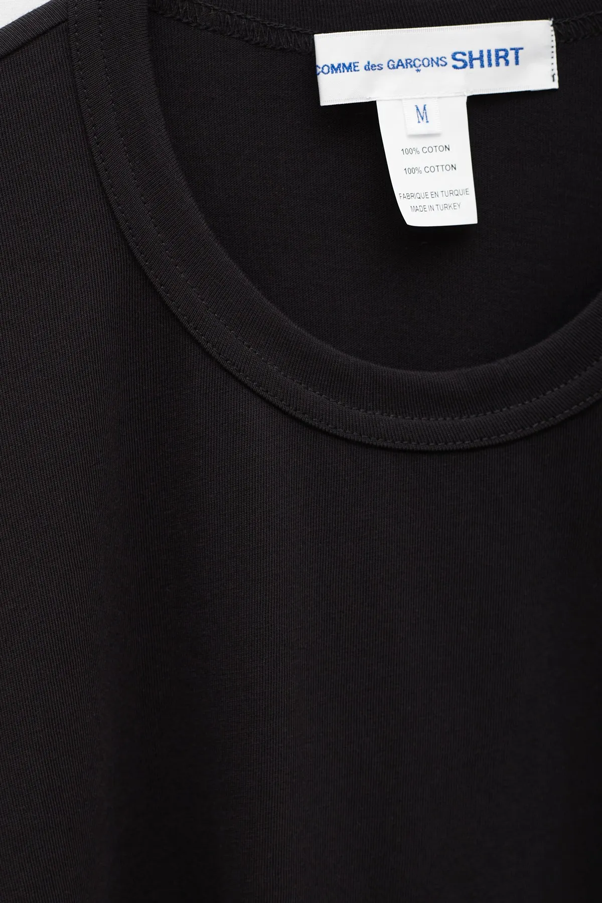 COMME DES GARCONS SHIRT BLACK FKT015 T-SHIRT