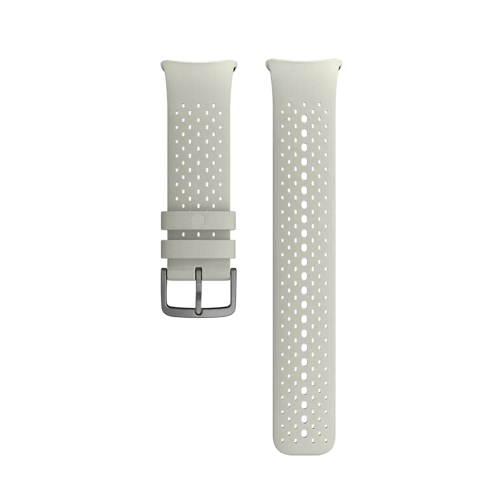 Correa de Silicona Polar Pacer Pro Blanca