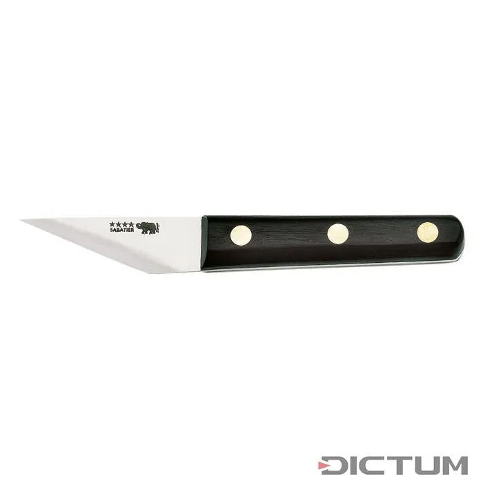 Cuchillo de tallar y enchapado, afilado a ambos lados