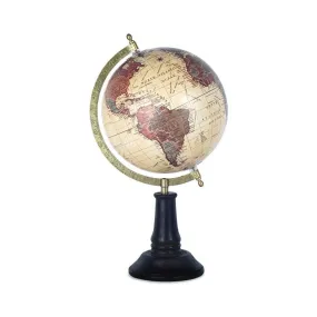 Globo Mundo Blanco Y Marrón