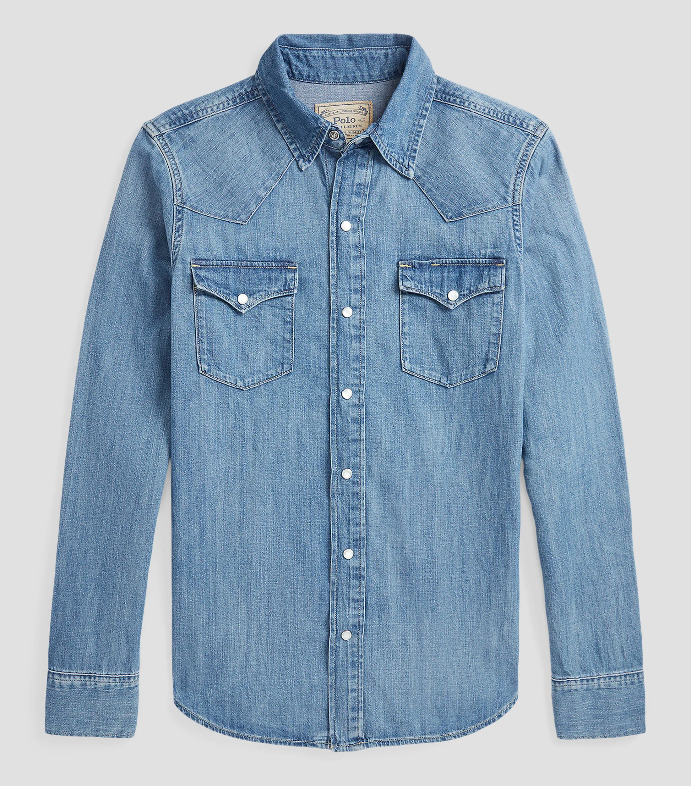 Lauren Ralph Lauren Camisa de mezclilla de manga larga Mujer