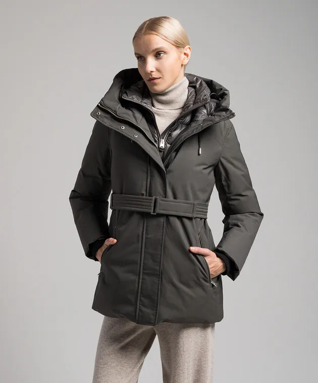 Mackage Jeni-nfz gray down jacket with logo