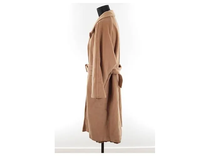 Max Mara Abrigo de lana Beige 