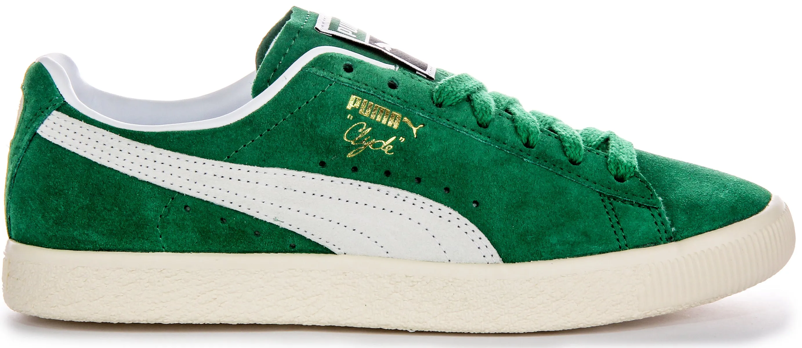 Puma Clyde OG Low Pro Zapatillas de Gamuza y Cuero en Verde