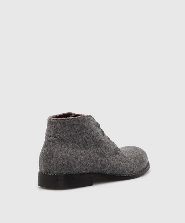 Stefano Ricci Baby gray cashmere deserts