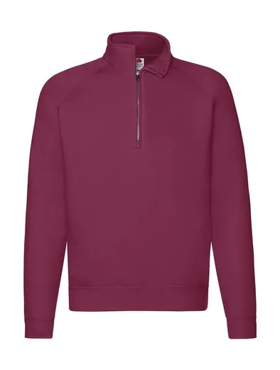 Sudadera con cremallera corta