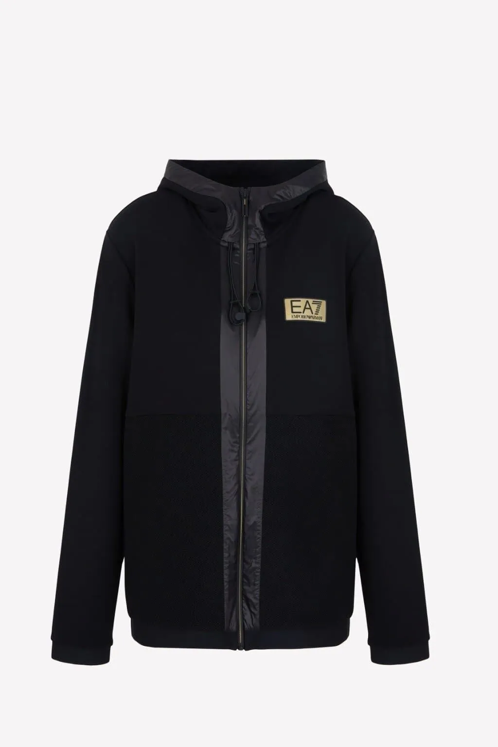 Sudadera con cremallera Emporio Armani EA7 3DPM10 PJUZZ 1200 negro (EA7 Emporio Armani)