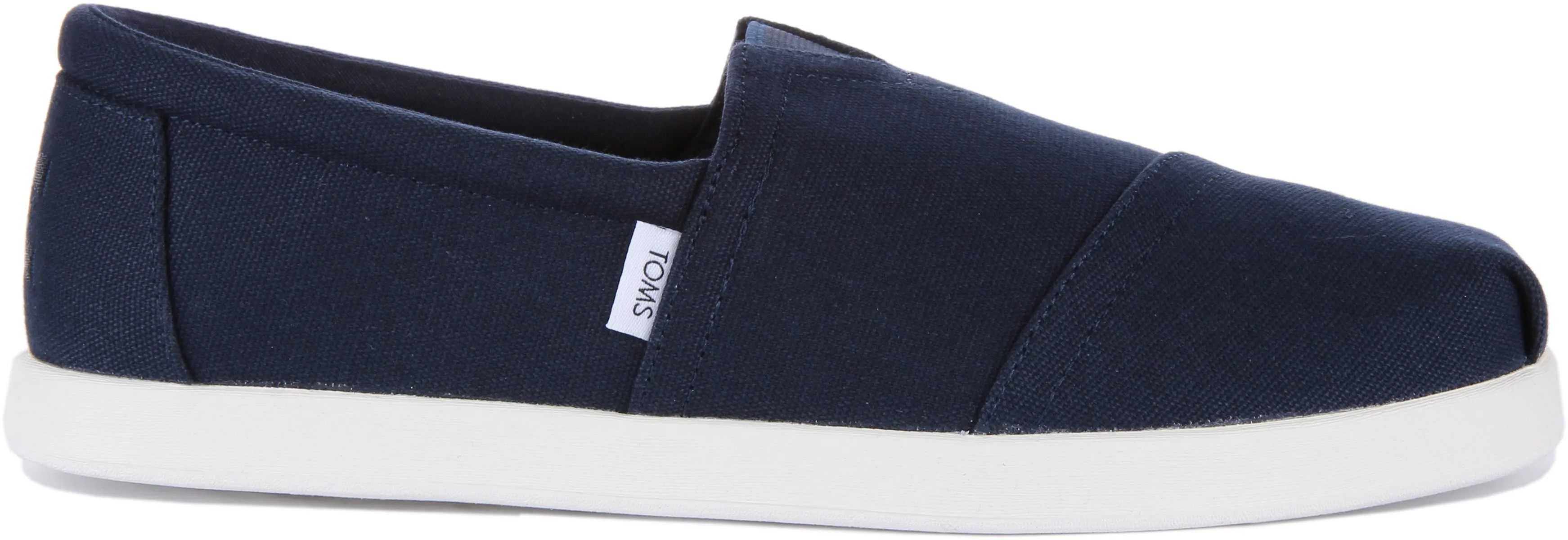 Toms Alpargata Fwd Zapatillas deslizantes de tela vegana para hombre en gris