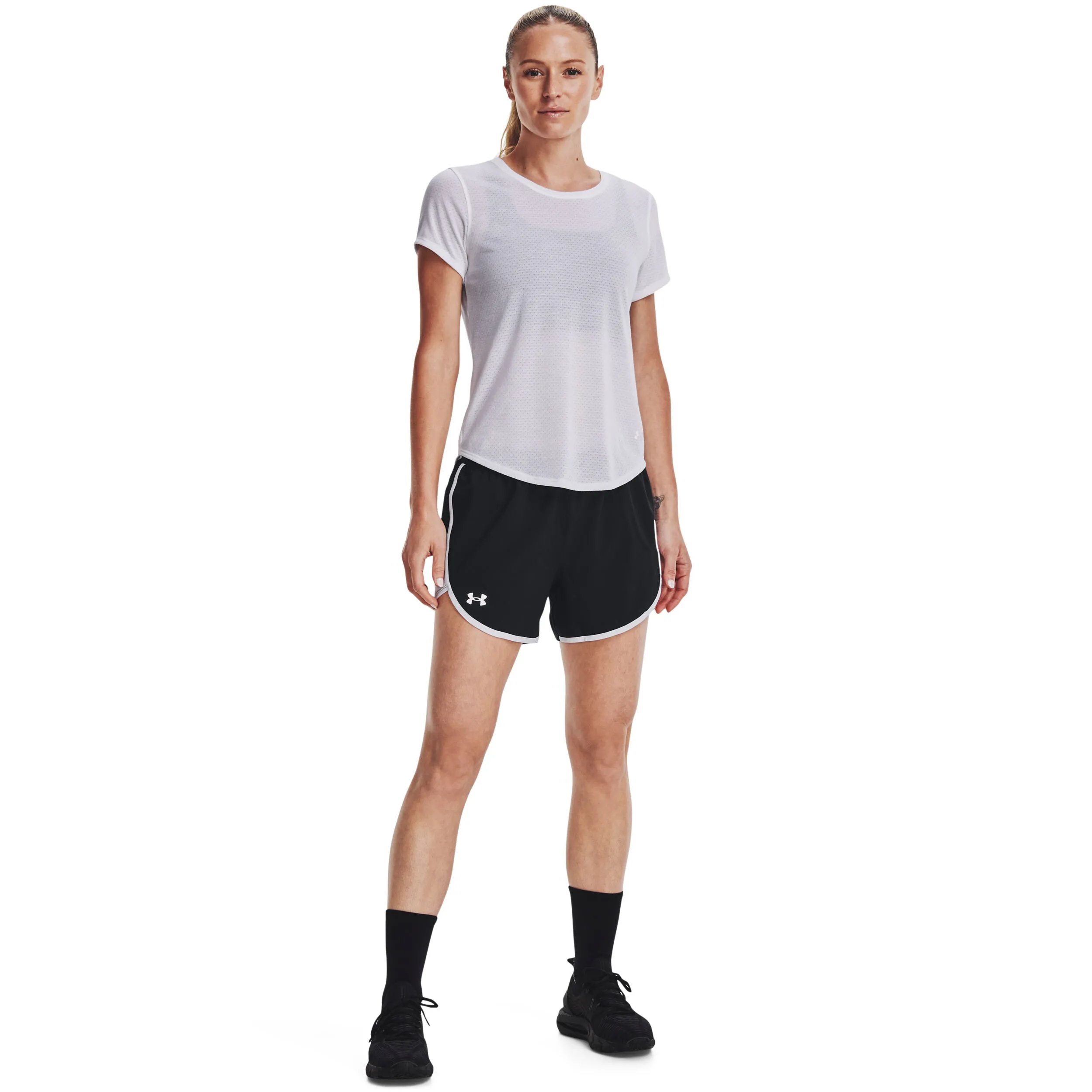 Under Armour Fly By Elite 5in Shorts Mujeres